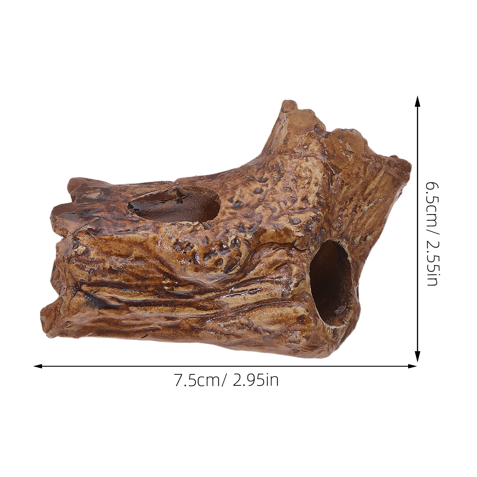 2 ชิ้น ของตกแต่งตู้ปลา ถ้ำซ่อน - Hide Cave Ceramic บทวิจารณ์และราคา