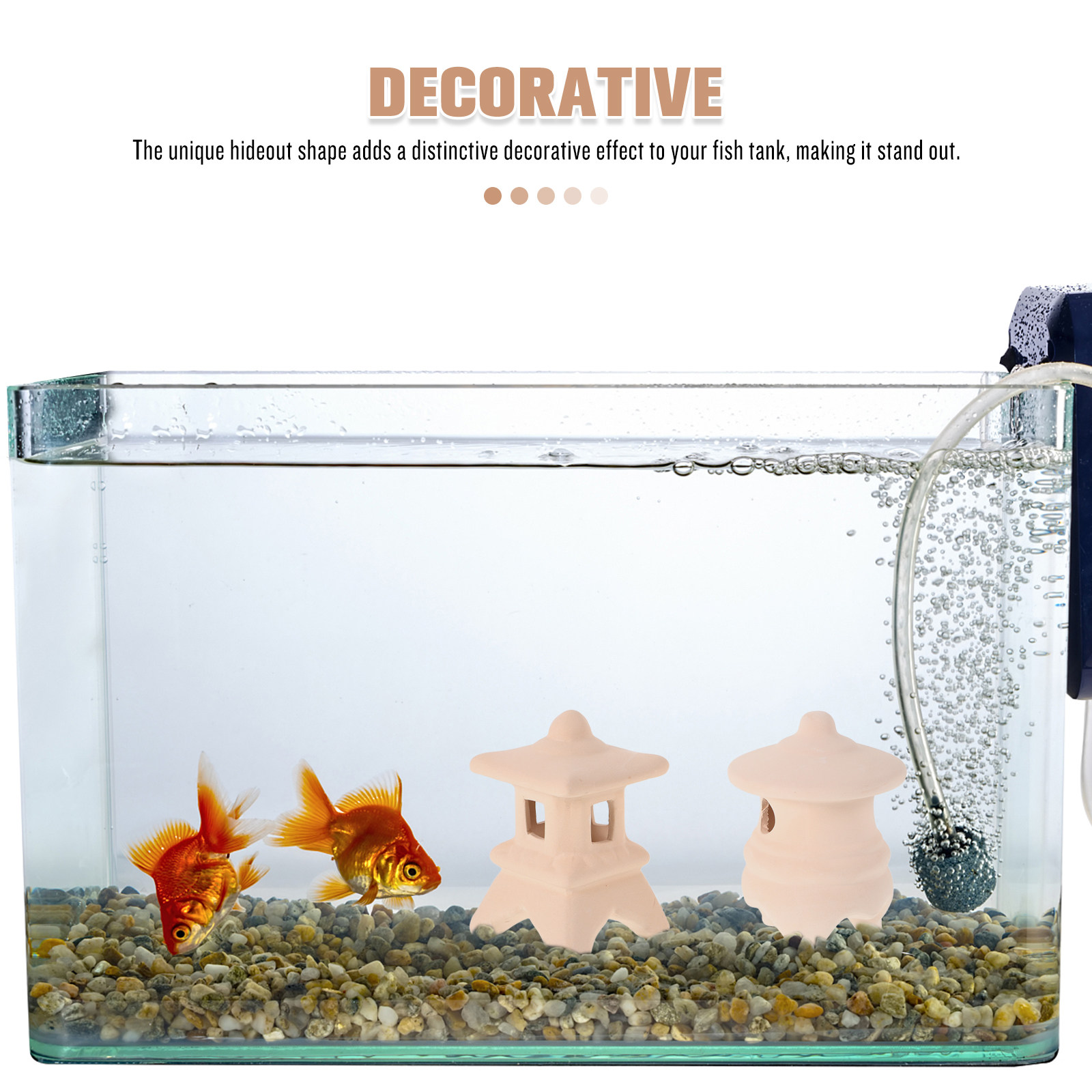2 ชิ้น ของตกแต่งตู้ปลาเซรามิกส - Hide Cave Ceramic บทวิจารณ์และราคา